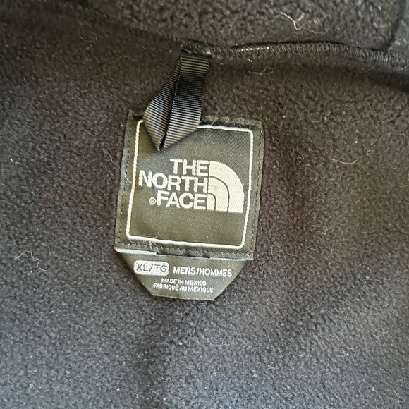 Men's The North Face Polartech Fleece Coat Jacket Size XL Black Hood Warm - Picture 6 of 10